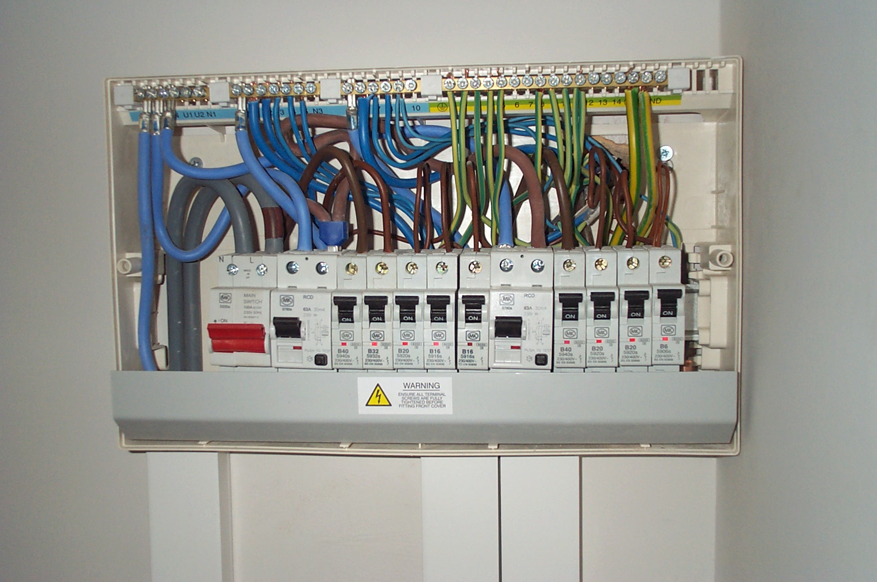 Consumer unit upgrades 